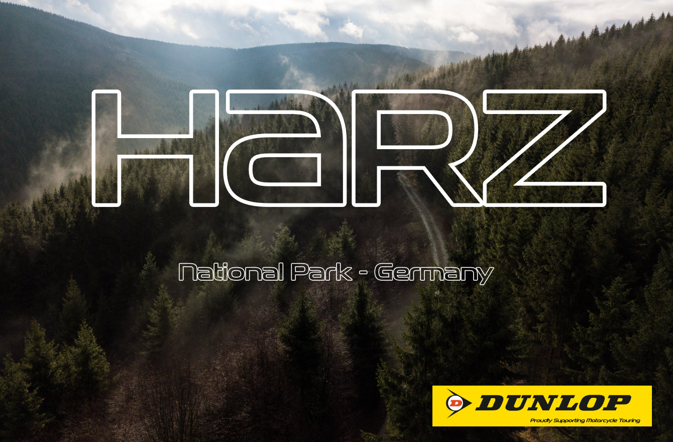 Touring the Harz Forest Germany on a motorcycle