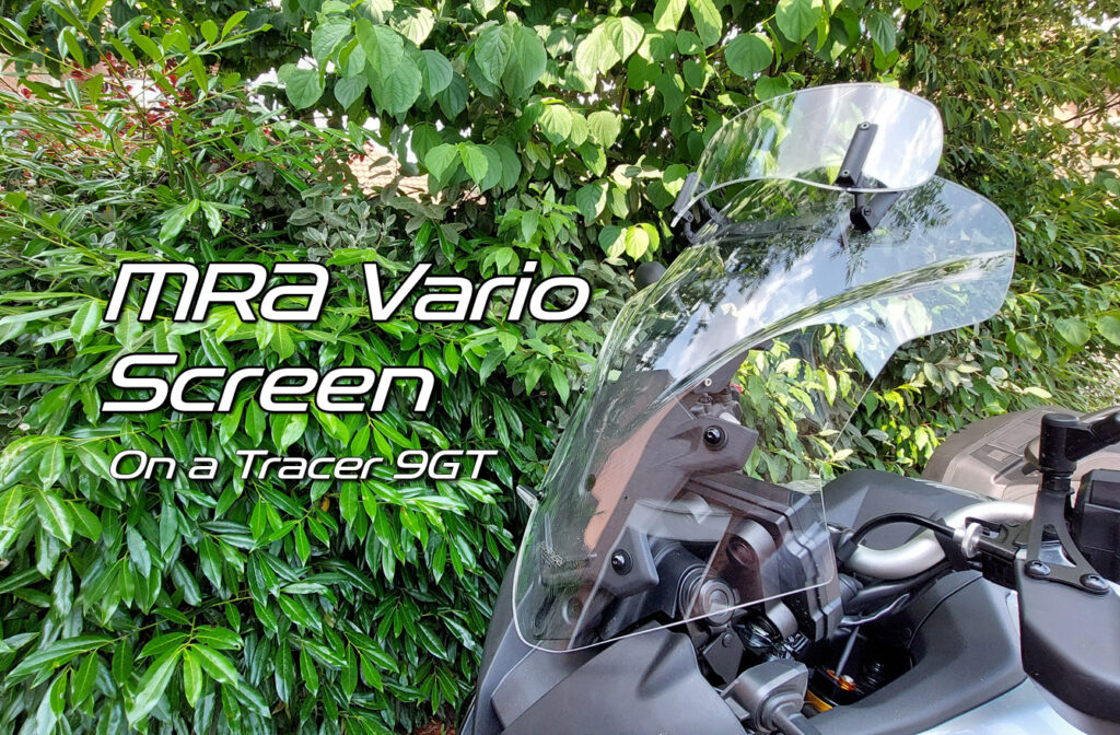 MRA Vario Screen for the Tracer 9 GT - Tested | Flies on the Visor
