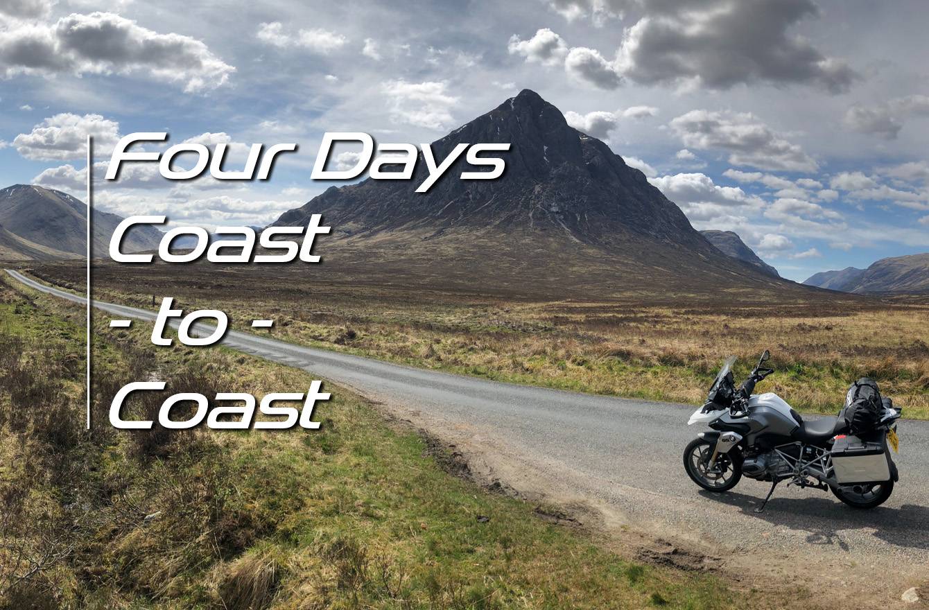 Free motorcycle Touring Routes - Fours Days Coast to Coast