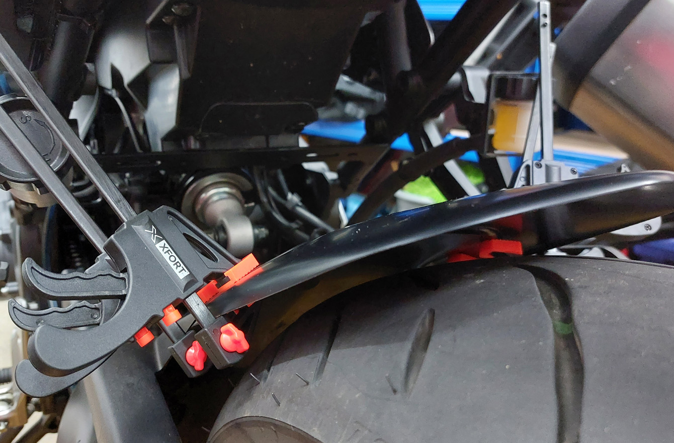 Pyramid Plastics Rear Hugger on a Tracer 9 GT