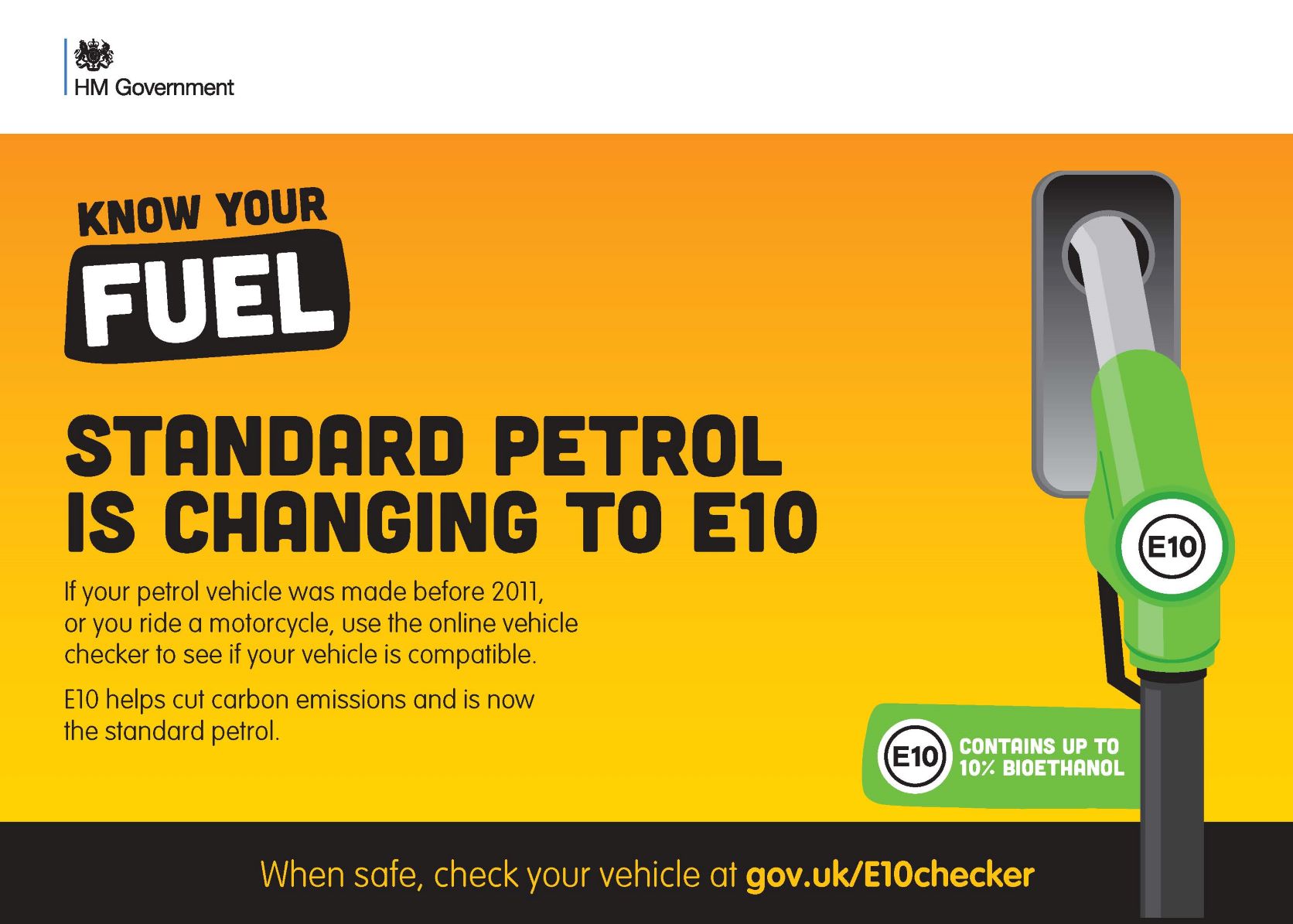 E10 Fuel Information