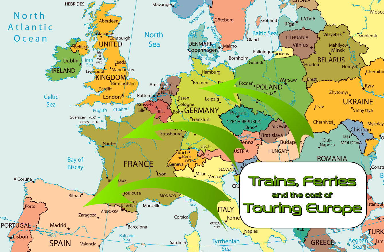 Trains Ferries and Touring Europe on a Motorcycle