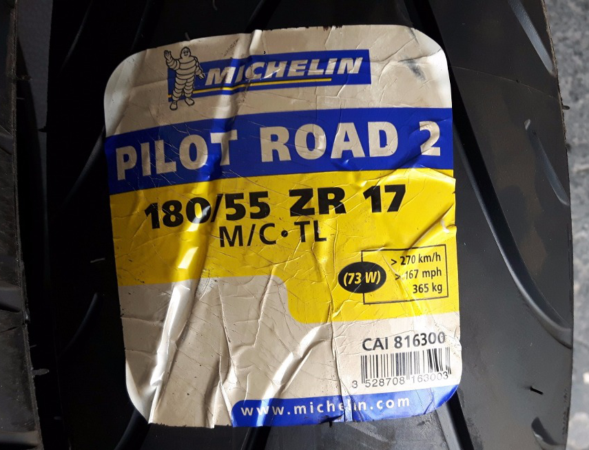 Tyre Life - Michelin Road Pilot II
