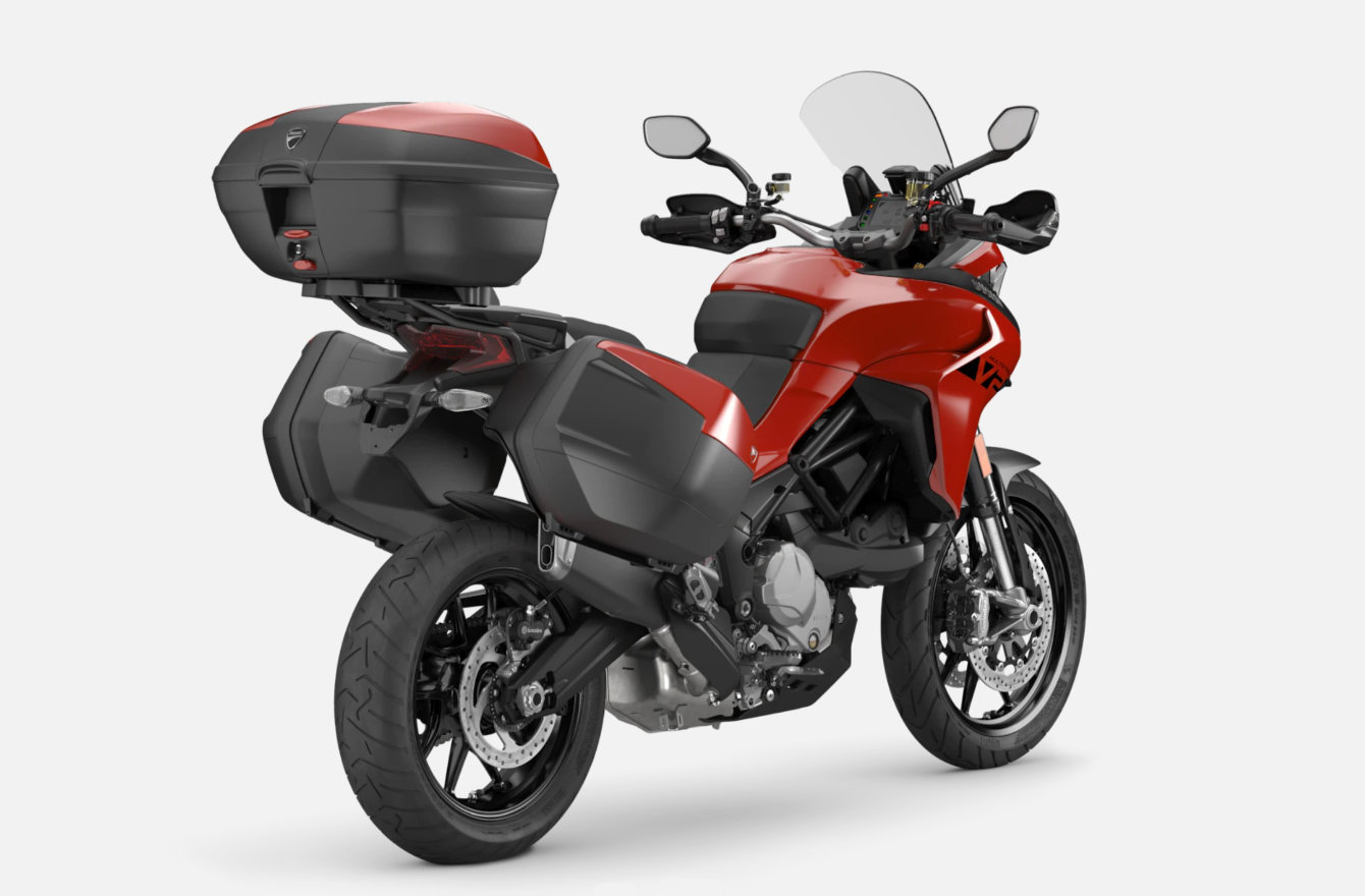 Ducati Mutistrada with Factory Luggage