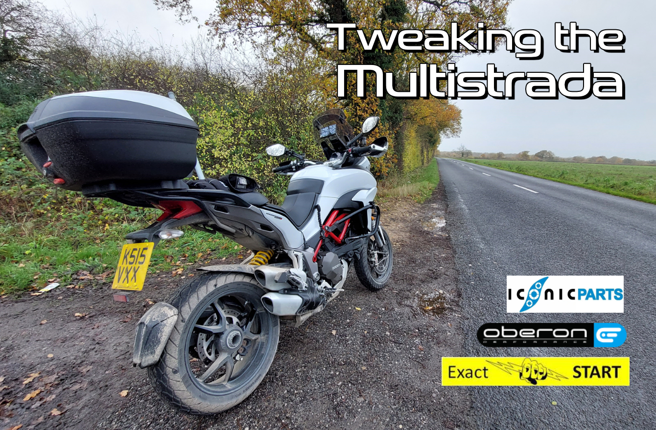 Tweaking the Multistrada with Exact-Start Oberon Performance and Iconic Parts