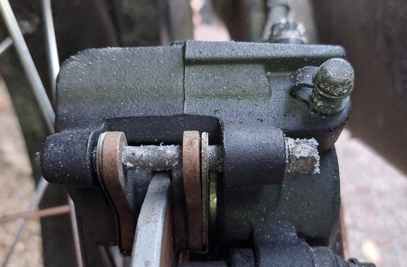 Naked Honda Transalp Winter Corrosion Test