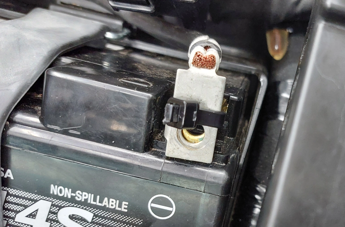 Take Me To your Dealer: Motorcycle Servicing Stories - Battery Terminal
