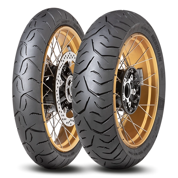 Dunlop Trailmax Meridians. The perfect tyre for the Suzuki V-strom 1050