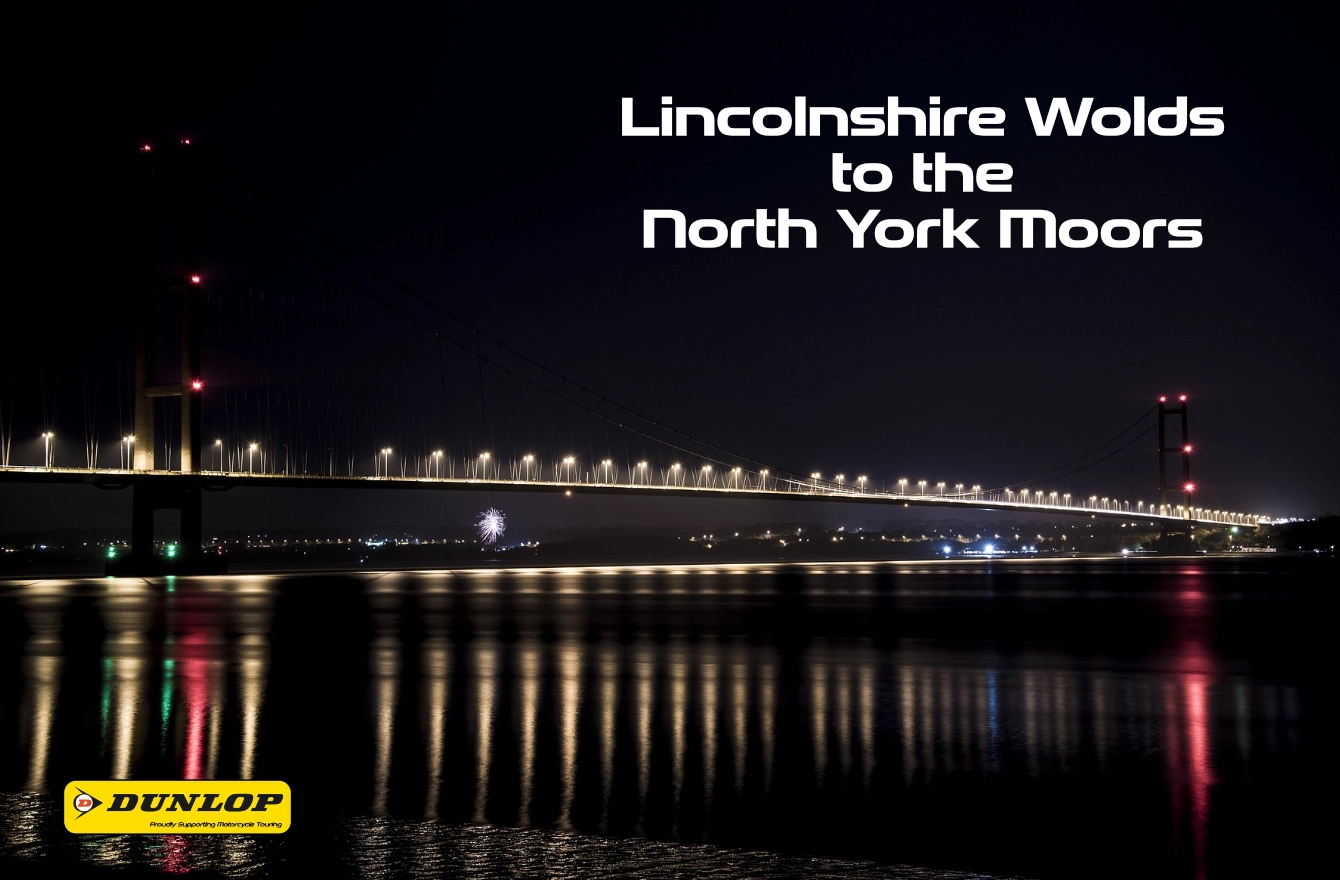 Free Motorcycle Touring Routes - Lincolnshire Wolds to the North York Moors