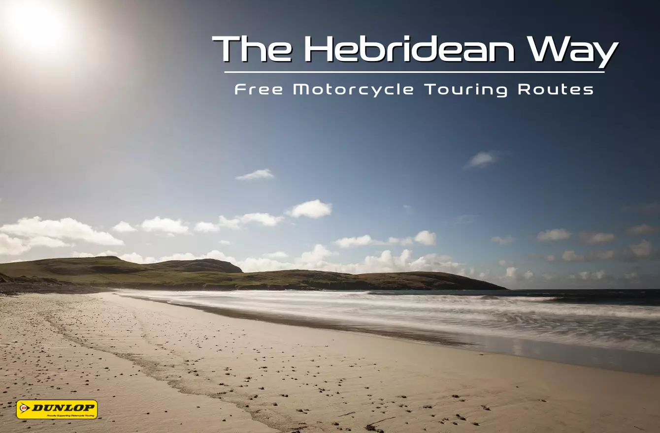 The Hebridean Way. Free Motorcycle Touring Routes. Outer Hebrides. Scotland