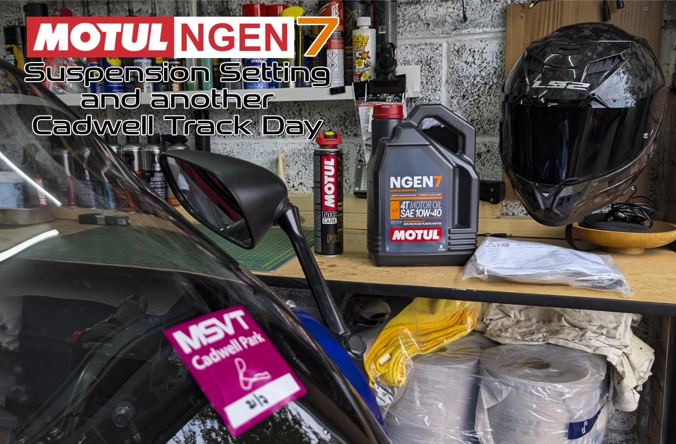Motul NGEN 7 Suspension Setting and Cadwell Park Track Day