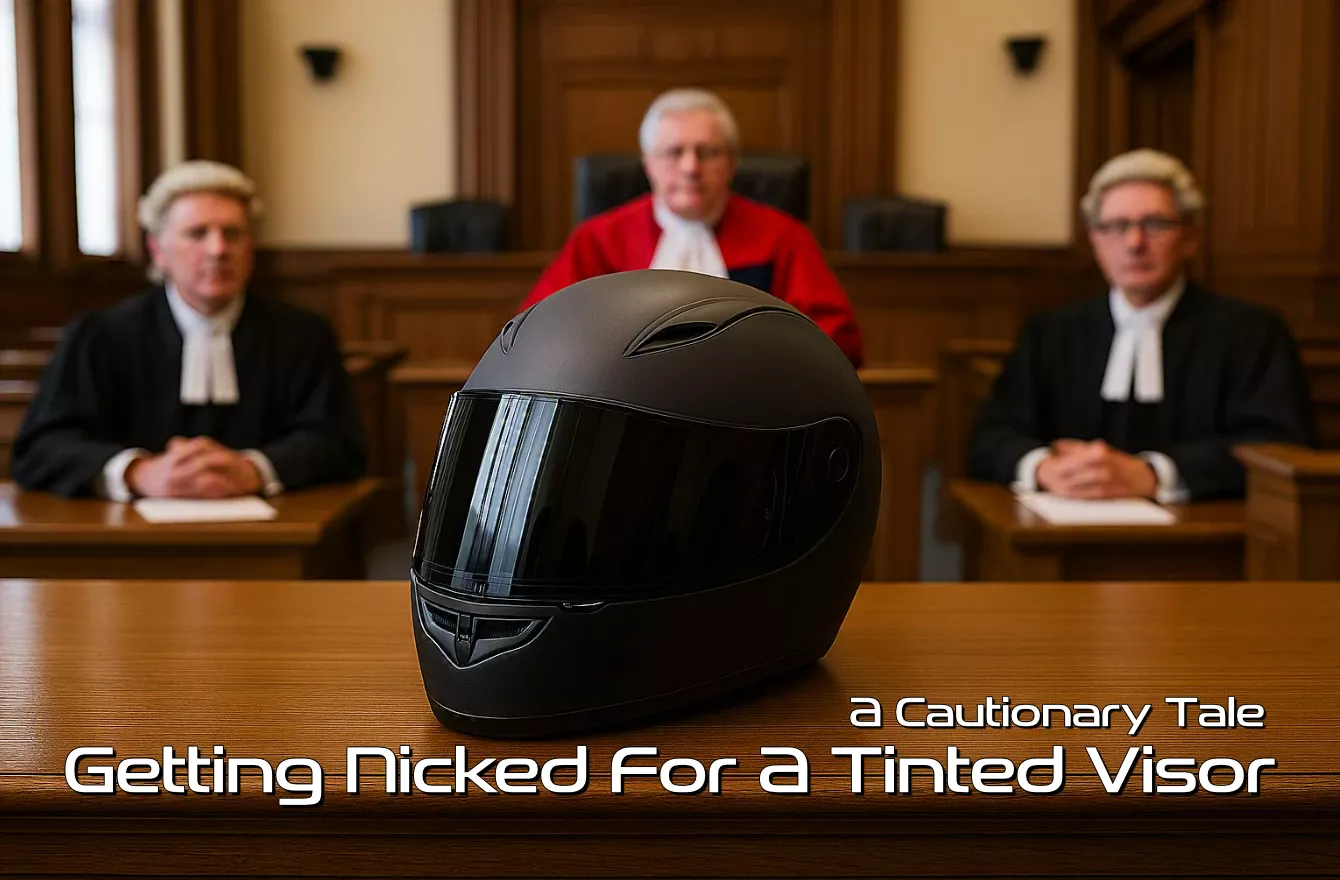 Getting Nicked for a Tinted Visor - A Cautionary Tale